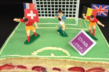 Gâteau d'anniversaire Football