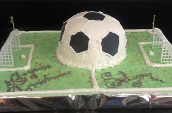 Gâteau Terrain de Football
